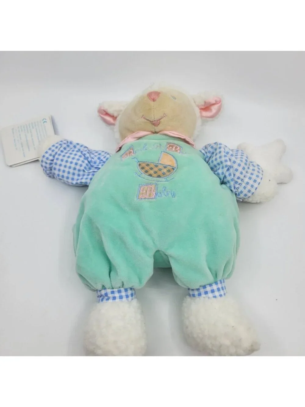 Eden Nursery Classics Rock-a-Bye Lamb Plush Pastel Lovey w/ Tags NO SOUND